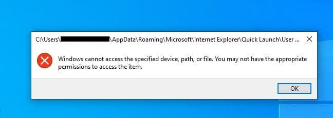 Ошибка windows cannot access the specified device