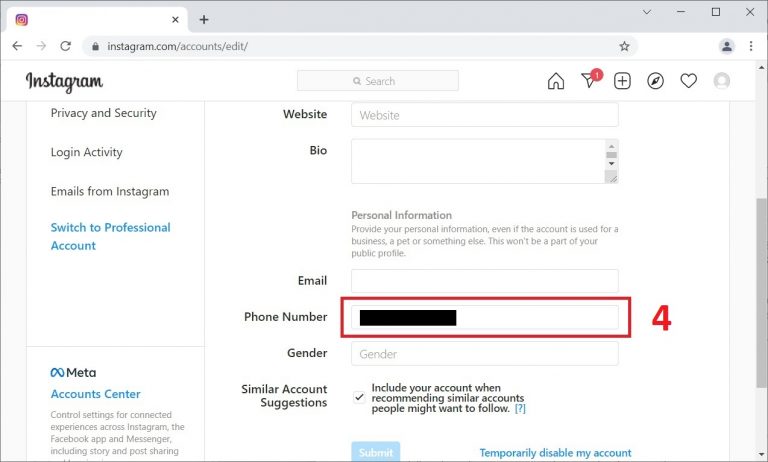 How To Remove Phone Number From Instagram On Desktop Android And IPhone
